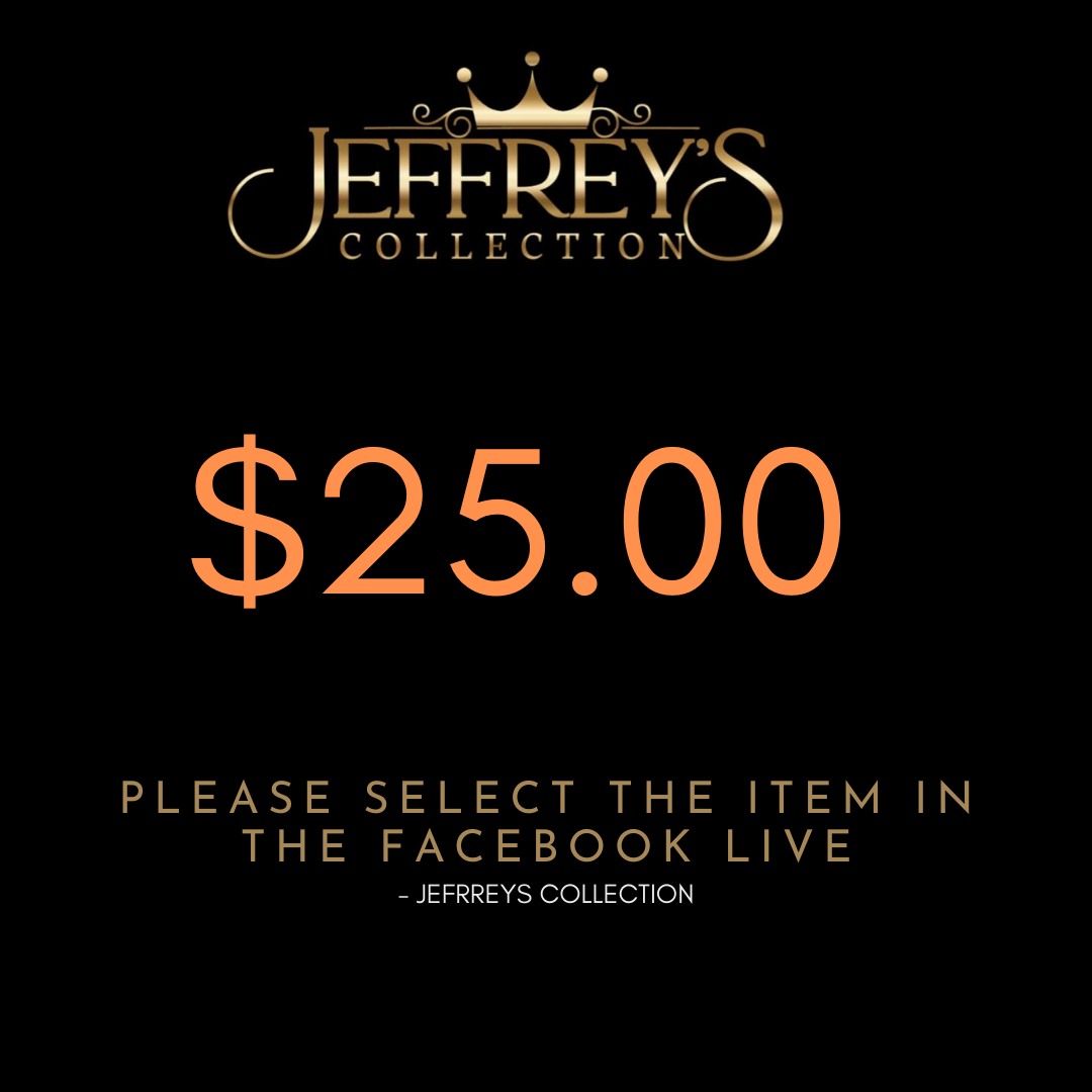 Facebook Live $25.00